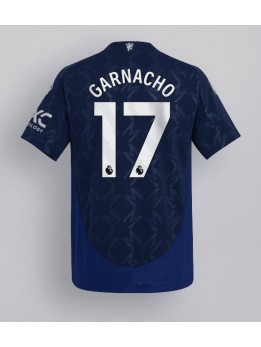 Manchester United Alejandro Garnacho #17 Replika Borta Kläder 2024-25 Kortärmad